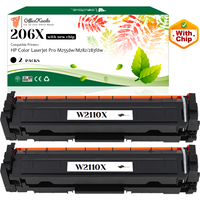 Office Koala 206X Black Toner Cartridges(with New Chip), Compatible with  HP Color LaserJet Pro M255dw/M282/283fdw, 3150 Pages Yield  (Replacement for OEM Part W2110X)