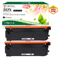Office Koala 212X Black Toner Cartridges(with New Chip), Compatible with  HP Color LaserJet Enterprise M554dn, 13000 Pages Yield  (Replacement for OEM Part W2120X)