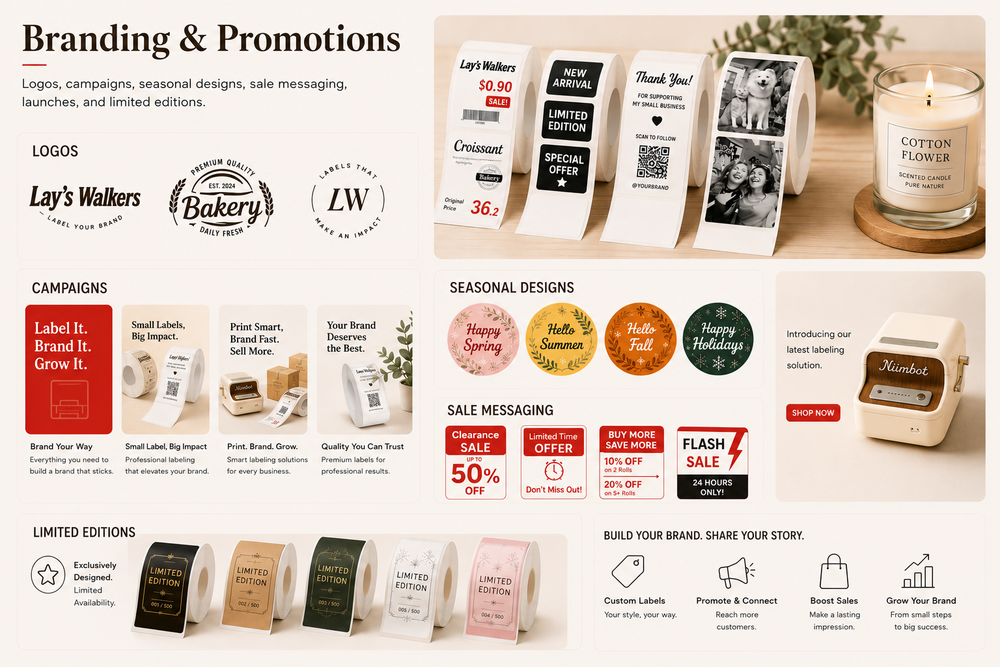 Creative branding labels