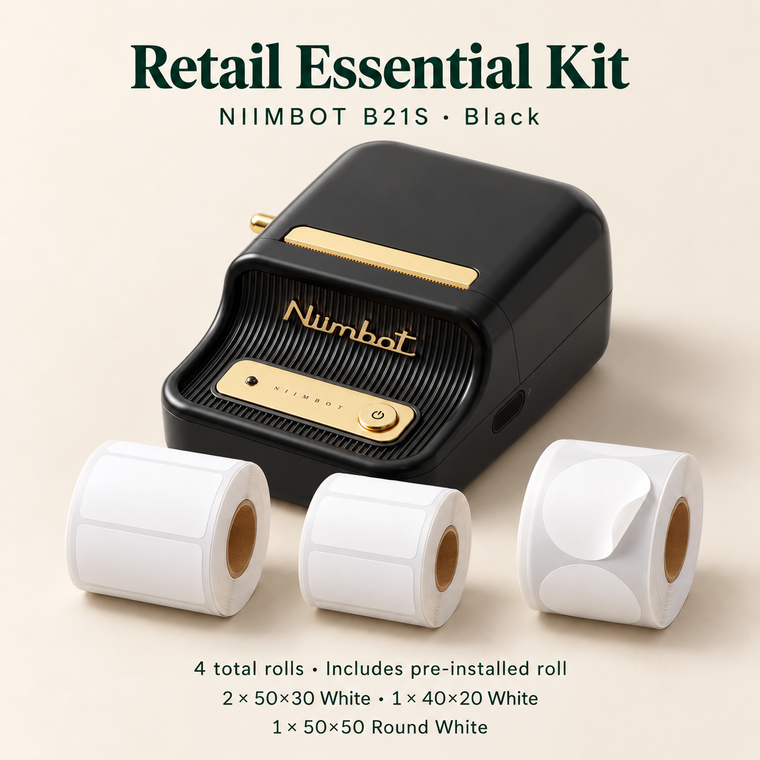 NIIMBOT B21S Retail Labeling System – Black