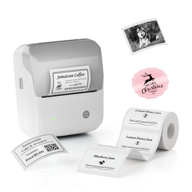 NIIMBOT B31 Label Maker Machine with Tape, 3 Inch Portable Label Printer for Barcode, Address, Logo, Tag Labeling, Thermal Sticker Maker Compatible with Smartphones & PC