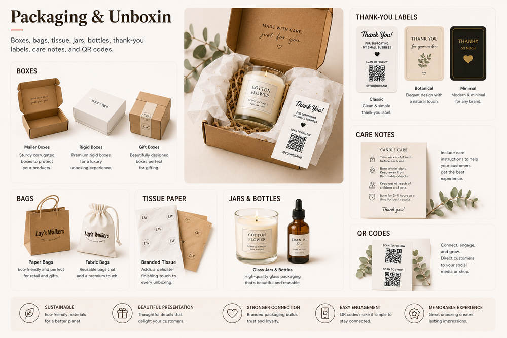 Creative packaging labels