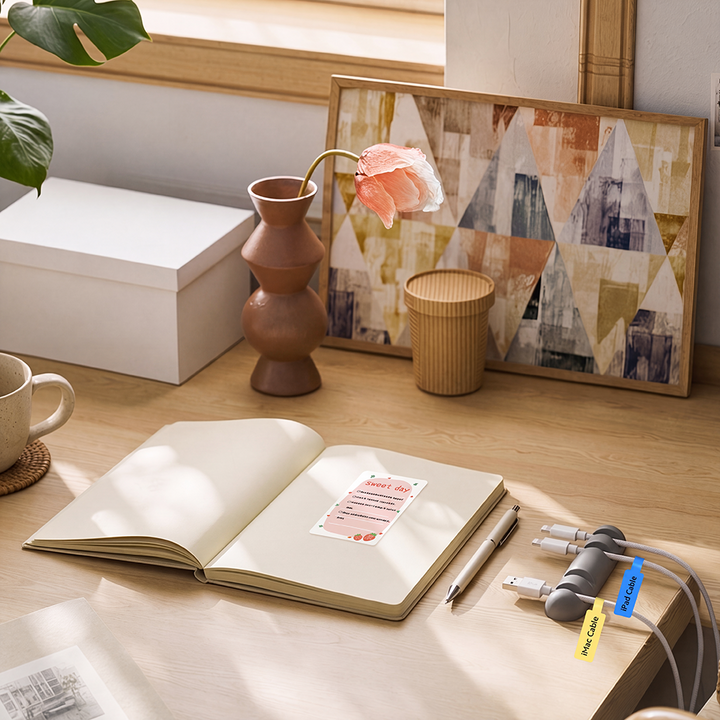 Home office and cable labels