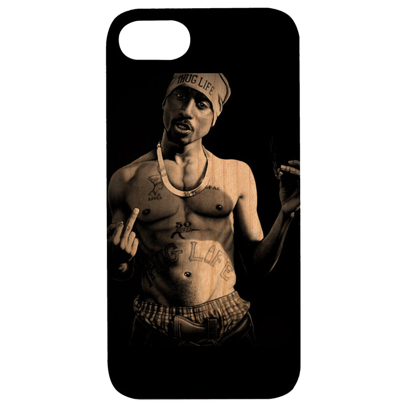 2PAC - UV Color Printed - Wooden Phone Case