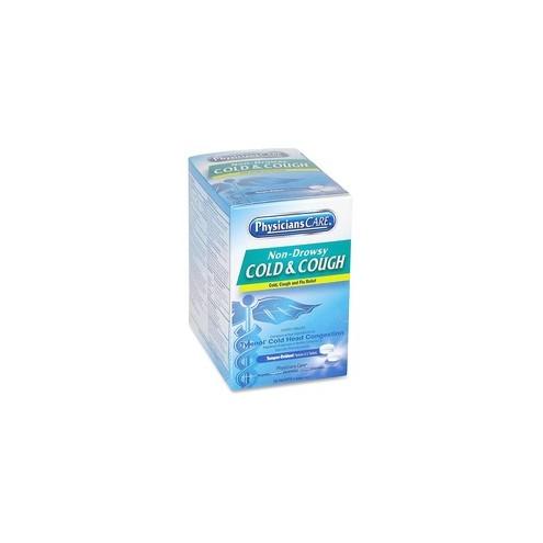 PhysiciansCare Cold & Cough Medication - For Cough, Common Cold - 50 / Box