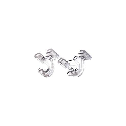 Adams Clear Plastic Ceiling Hooks - for Multipurpose - Plastic - Clear - 6 / Each