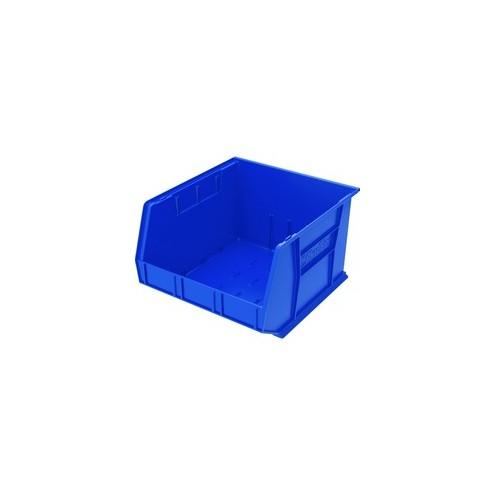 Akro-Mils AkroBin - 11" Height x 16.5" Width x 18" Depth - Blue - Polymer - 1Each