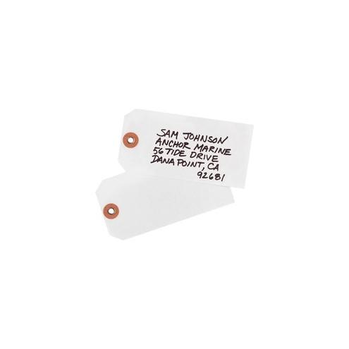Avery® Tyvek Tags, Unstrung, 4-3/4" x 2-3/8" , 1,000 Tags (12445) - 2.37" Length x 4.75" Width - Rectangular - 1000 / Box - Tyvek - White