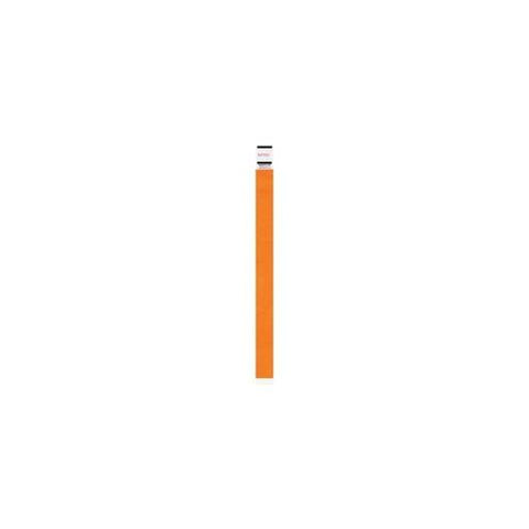 Advantus Neon Tyvek Wristbands - 500 / Pack - Neon Orange - Tyvek