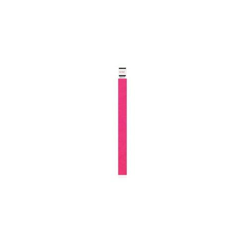Advantus Neon Tyvek Wristbands - 500 / Pack - Neon Pink - Tyvek