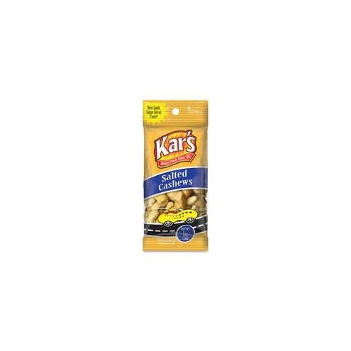 Advantus Kar's Salted Cashew - 1 Serving Bag - 1 oz - 30 / Box