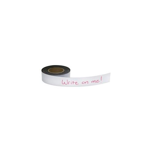 Zeus Magnetic Labeling Tape - 16.67 yd Length x 2" Width - 1 / Roll - White