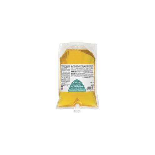Betco Foaming Hair & Body Shampoo - Fresh Neutral Scent - 33.8 fl oz (1000 mL) - Hair, Body, Skin - Gold - Pleasant Scent - 1 Each