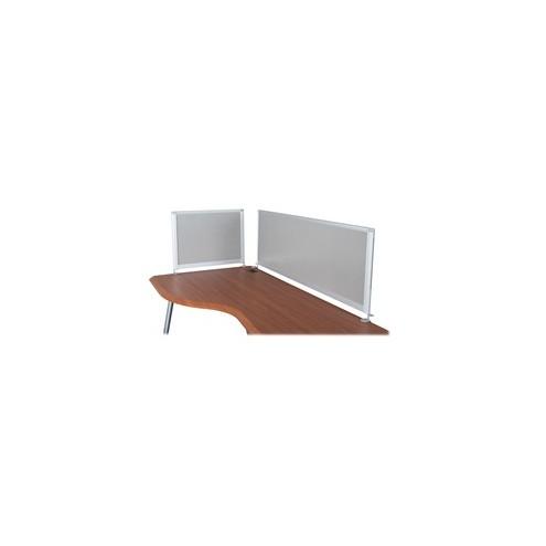 MooreCo iFlex Modular Desking Full Privacy Panel - 49" Width x 17" Height x 1" Depth - Gray