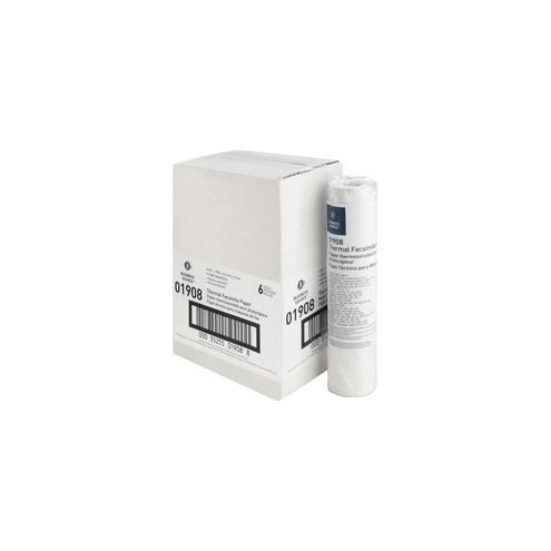 Business Source Thermal Paper - 8 1/2" x 98 ft - 6 / Carton - White