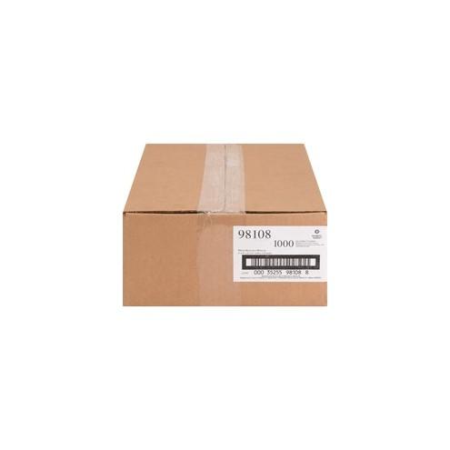 Business Source Bright White Premium-quality Internet Shipping Labels - Permanent Adhesive - 5 1/2" Width x 8 1/2" Length - Rectangle - Laser, Inkjet - 2 / Sheet - 500 Total Sheets - 1000 / Carton