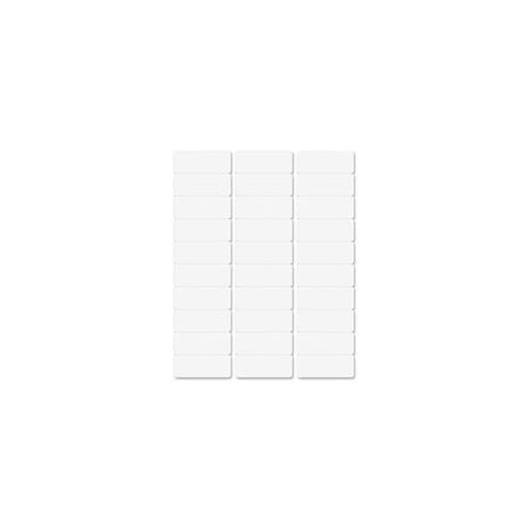 Business Source Bright White Premium-quality Address Labels - Permanent Adhesive - 1" Width x 2 5/8" Length - Laser, Inkjet - Bright White - 30 / Sheet - 500 Total Sheets - 15000 / Carton
