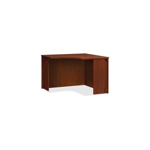 HON BL Corner Unit, 36" - 36" x 42" x 29" , 1" Top - Flat Edge - Finish: Medium Cherry Top, Thermofused Laminate (TFL) Top