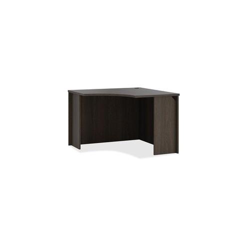 HON BL Corner Unit, 36" - 36" x 42" x 29" , 1" Top - Flat Edge - Finish: Espresso Top, Thermofused Laminate (TFL) Top