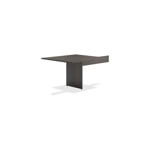 HON Rectangle Conference Table - Laminated Rectangle Top - Slab Base - 44" Table Top Width x 47.50" Table Top Depth x 1" Table Top Thickness - 29.50" Height - Assembly Required - Espresso - Steel
