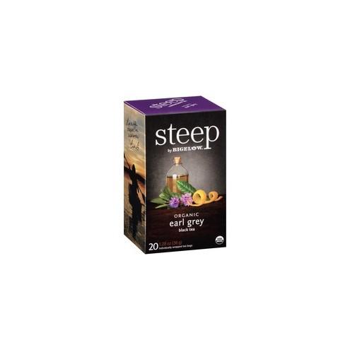 Bigelow Earl Grey Black Tea - Black Tea - Earl Grey - 1.3 oz - 120 Teabag - GMO Free - Kosher - Organic - 20 / Box