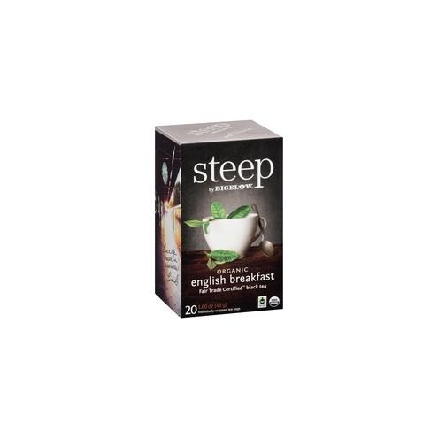 Bigelow English Breakfast Black Tea - Black Tea, Caffeinated - English Breakfast - 1.6 oz - 120 Teabag - GMO Free - Kosher - Organic - 20 / Box