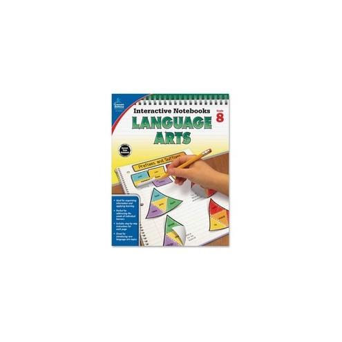Carson Dellosa Education Grade 8 Language Arts Interactive Notebook Interactive Printed Book - Book - Grade 8