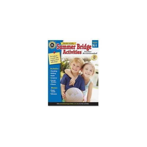 Summer Bridge Grade K-1 Activities Workbook Activity Printed Book Printed Book - Carson-Dellosa Publishing Publication - Book - Grade K-1