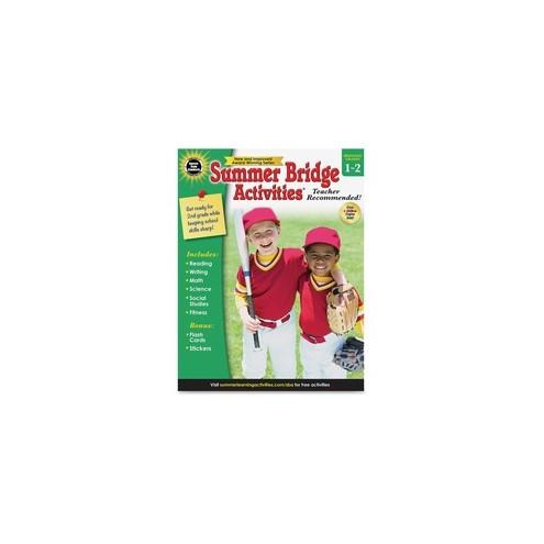 Summer Bridge Grade 1-2 Activities Workbook Activity Printed Book Printed Book - Carson-Dellosa Publishing Publication - Book - Grade 1-2