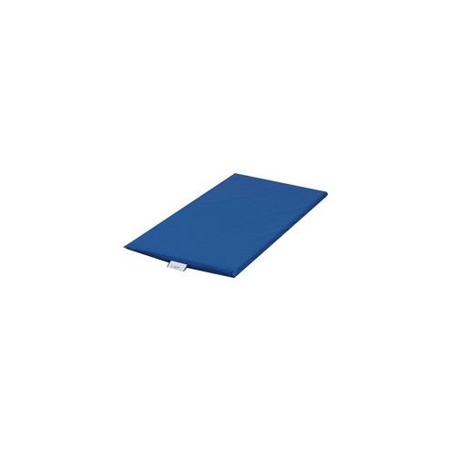 Children's Factory Rainbow Rest Mats - Student - 48" Length x 24" Width x 2" Thickness - Rectangle - Foam, Vinyl - Blue