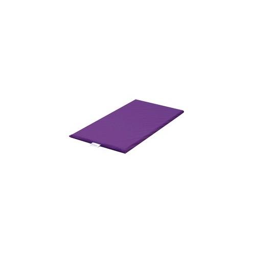 Children's Factory Rainbow Rest Mats - Student - 48" Length x 24" Width x 2" Thickness - Rectangle - Foam, Vinyl - Purple