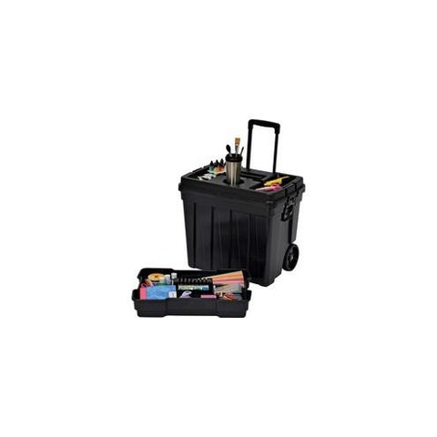 Continental Tuff Box Portable Tool Organizer - 20.3" Height x 23.5" Width x 15.5" Depth - Yellow - 1Each