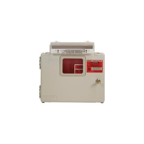 Covidien Sharpstar In-Room Sharps Container/Enclosure System - Security Lock - Beige - Plastic