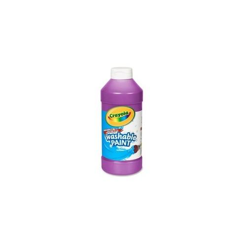 Crayola Washable Paint - 16 oz - 1 Each - Violet