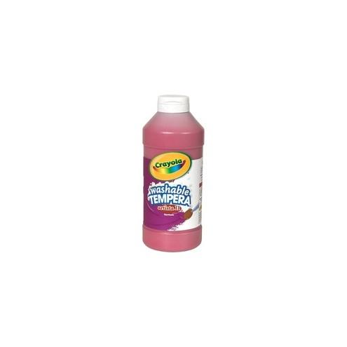 Crayola Artista II Washable Tempera Paints - 16 oz - 1 Each - Red