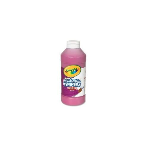 Crayola Artista II Washable Tempera Paints - 16 oz - 1 Each - Magenta