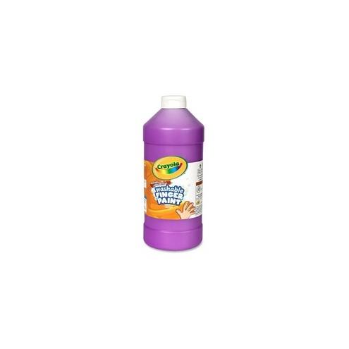 Crayola Washable Finger Paint Markers - 2 lb - 1 Each - Violet