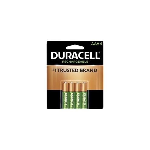 Duracell Ion Core Rechargeable AAA Batteries - For Multipurpose - Battery Rechargeable - AAA - Nickel Metal Hydride (NiMH) - 4 / Each