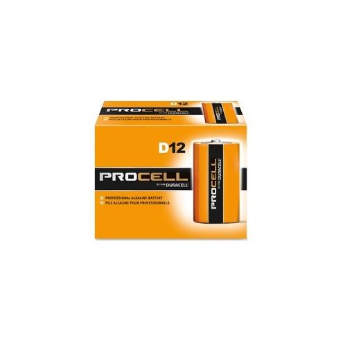 Duracell Procell Alkaline D Battery - PC1300 - For Multipurpose - D - 1.5 V DC - 14000 mAh - Alkaline - 12 / Box