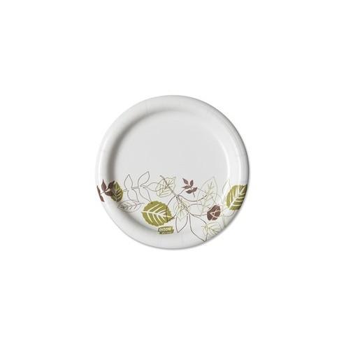 Dixie Pathways Heavyweight Paper Plates - 5.82" Diameter Plate - Paper Plate - Microwave Safe - 1000 Piece(s) / Carton
