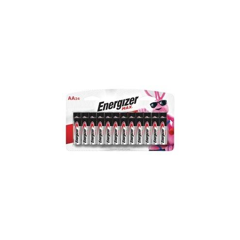 Energizer MAX Alkaline AA Batteries, 24 Pack - For Multipurpose, Digital Camera, Toy - AA - 1.5 V DC - Alkaline - 24 / Pack