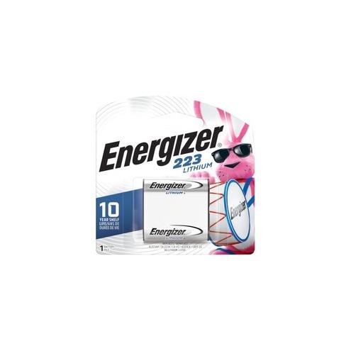 Energizer 223 Batteries, 1 Pack - For Multipurpose - 6 V DC - 1300 mAh - Lithium (Li) - 1 Pack