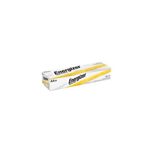 Energizer Industrial Alkaline AA Batteries, 24 pack - For Multipurpose - AA - 1.5 V DC - 2779 mAh - Alkaline - 24 / Box