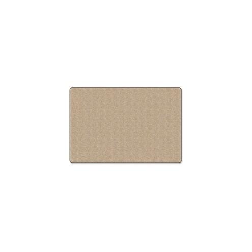 Flagship Carpets Classic Solid Color 9' Rectangle Rug - Floor Rug - Classic, Traditional - 72" Length x 108" Width - Rectangle - Almond - Nylon