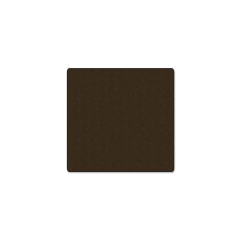 Flagship Carpets Classic Solid Color 12' Square Rug - Floor Rug - Classic, Traditional - 12 ft Length x 12 ft Width - Square - Chocolate - Nylon