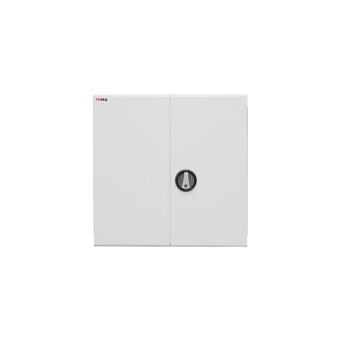 FireKing Key Lock Medical Storage Cabinet - 24.1" x 14.2" x 24.1" - Anti-theft, Divider, Key Lock, Hanging Rail - Arctic White - Steel