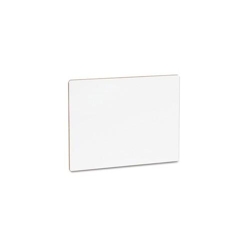 Flipside Unframed Dry Erase Lap Board - 9" (0.8 ft) Width x 12" (1 ft) Height - White Surface - Rectangle - 1 Each