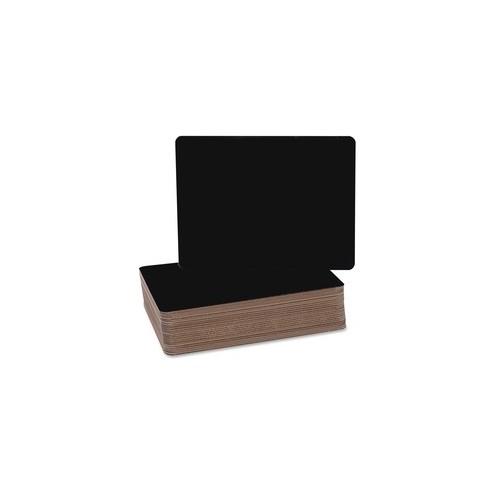 Flipside Black Chalk Board Class Pack - 9.5" (0.8 ft) Width x 12" (1 ft) Height - Black Surface - Rectangle - 24 / Pack