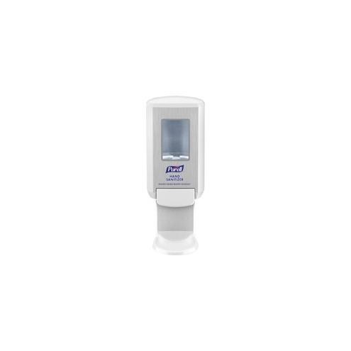 PURELL® Education CS4 Sanitizer Dispenser - Manual - 1.27 quart Capacity - Site Window, Locking Mechanism, Durable, Wall Mountable - White - 1Each