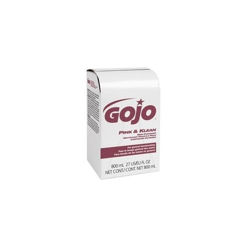 Gojo® 800 Dispenser Refill Pink/Klean Skin Cleanser - Lotion - 27 fl oz - Floral - For Sensitive Skin - 1 Each